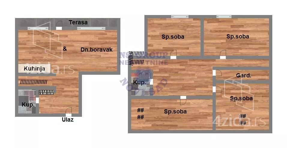 Četvorosoban stan | 4zida