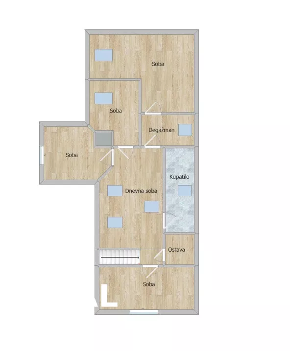 Petosoban stan | 4zida