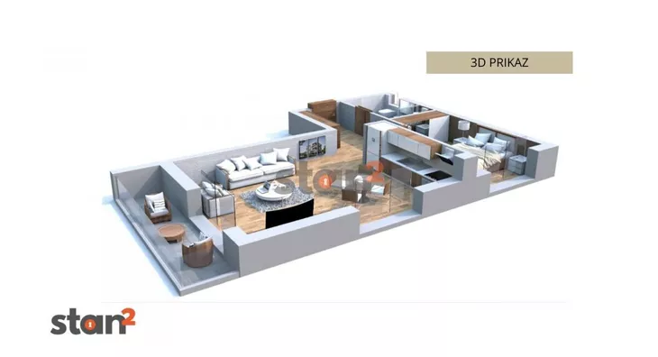 Jednoiposoban stan | 4zida