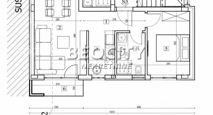 Jednoiposoban stan | 4zida