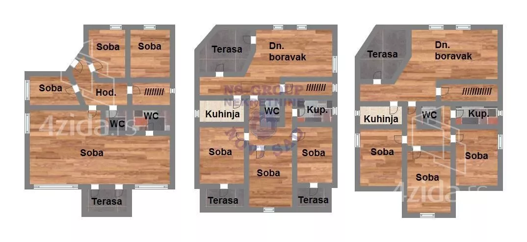 3-etažna kuća | 4zida