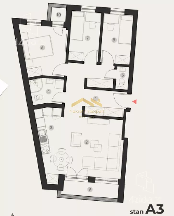 Četvorosoban stan | 4zida