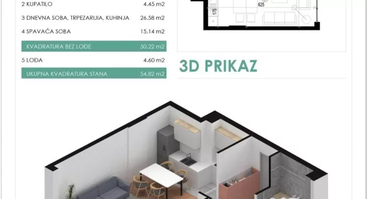 Dvosoban stan | 4zida