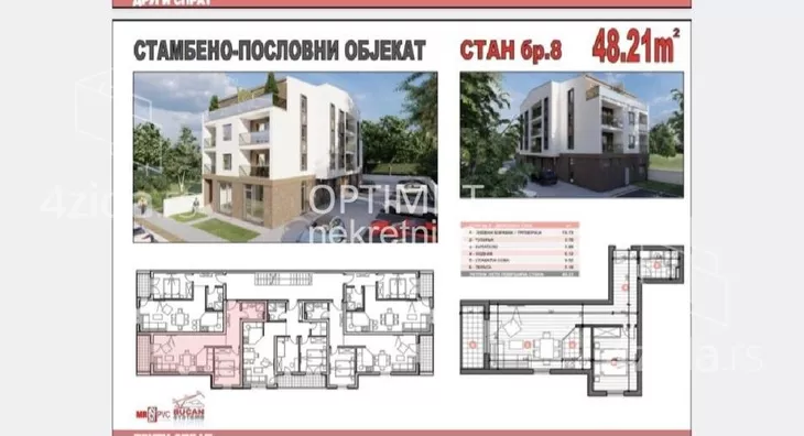 Dvosoban stan | 4zida