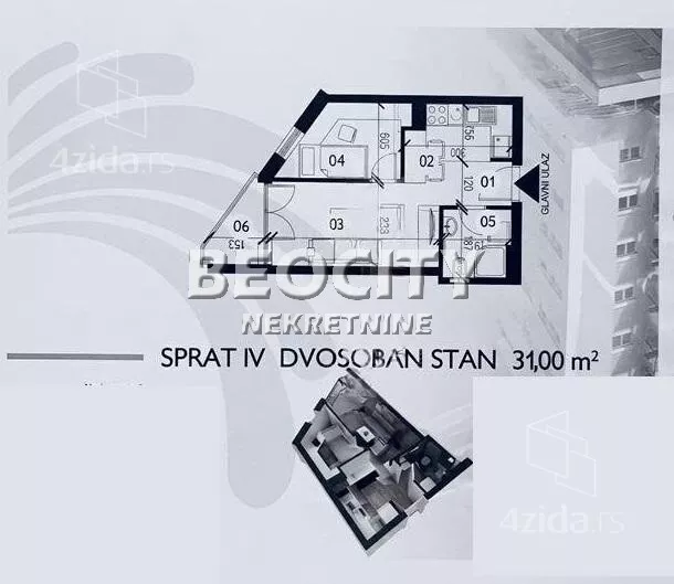 Jednoiposoban stan | 4zida