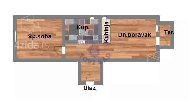 Jednoiposoban stan | 4zida