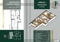 Trosoban stan | 4zida