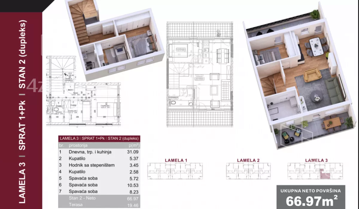 Troiposoban stan | 4zida
