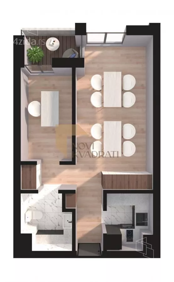 Dvosoban stan | 4zida