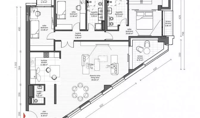 Četvorosoban stan | 4zida