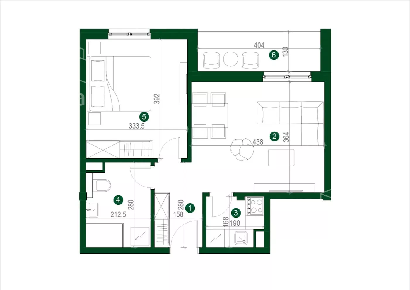 Dvosoban stan | 4zida