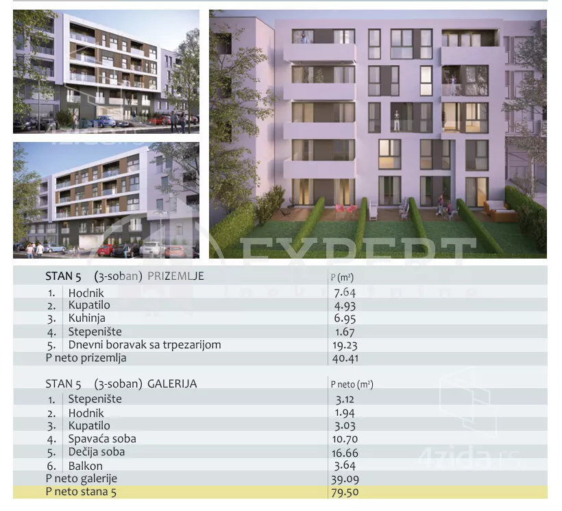 Trosoban stan | 4zida