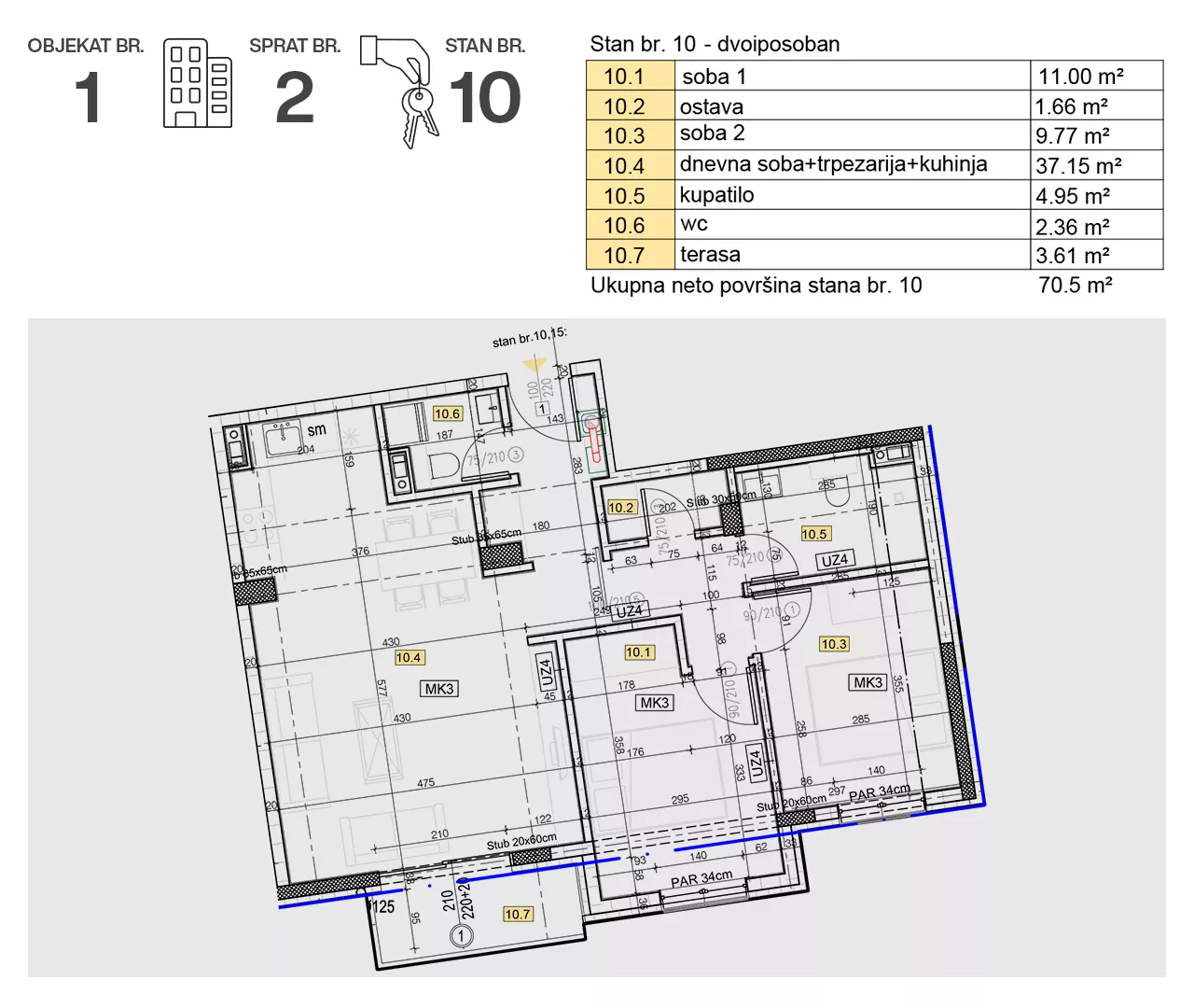 Dvoiposoban stan | 4zida