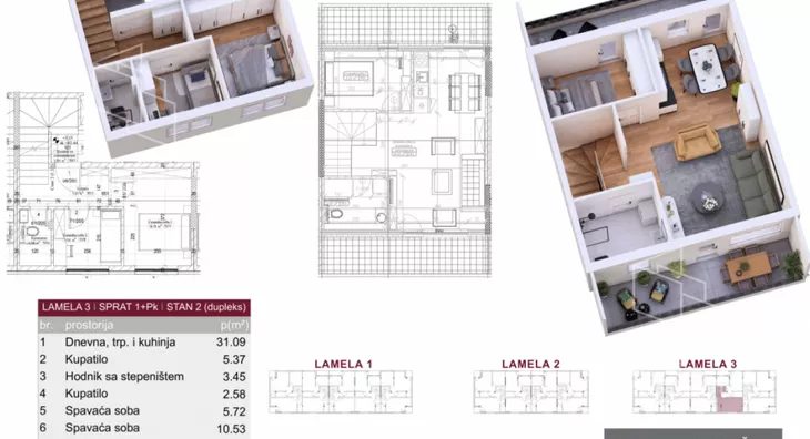 Troiposoban stan | 4zida