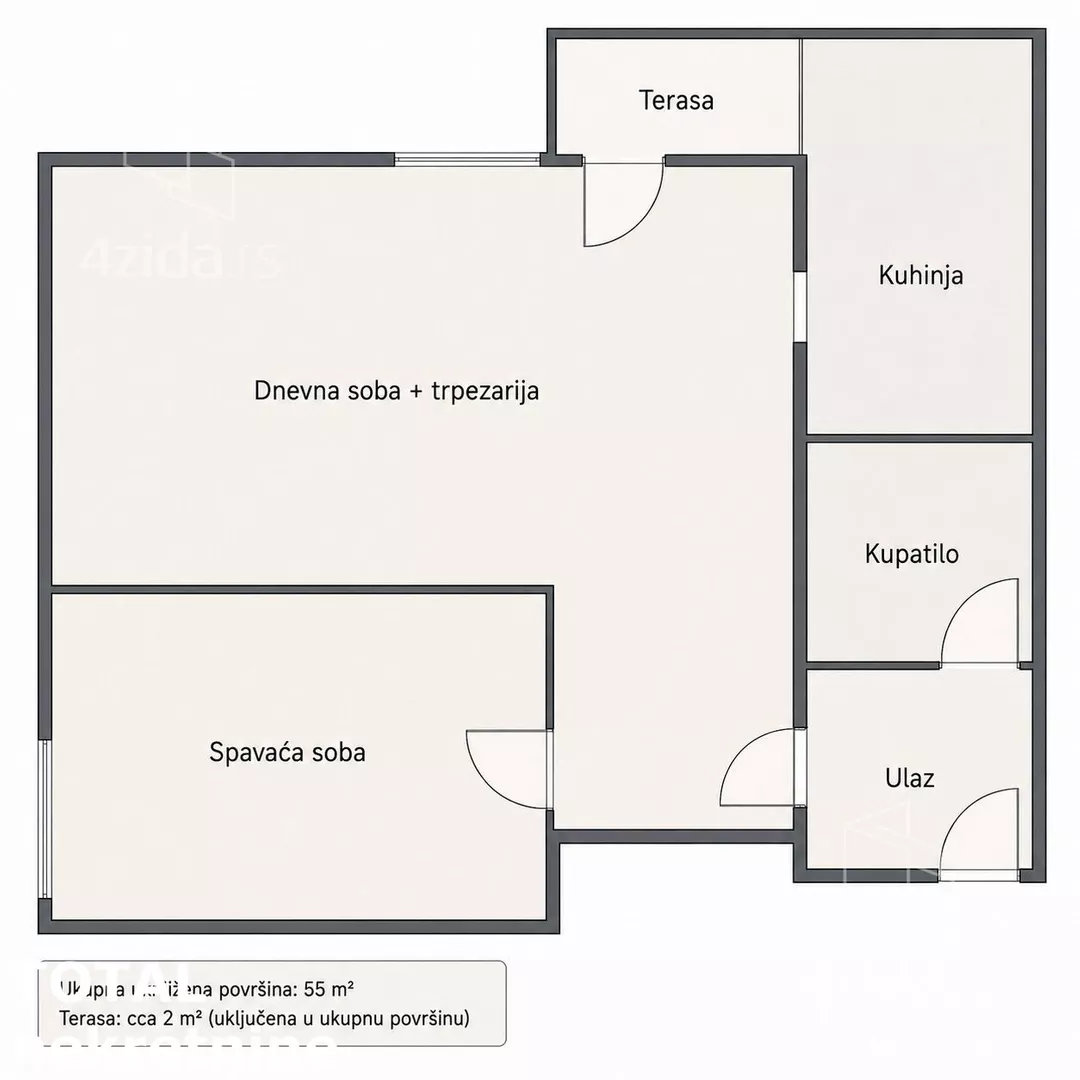 Dvosoban stan | 4zida