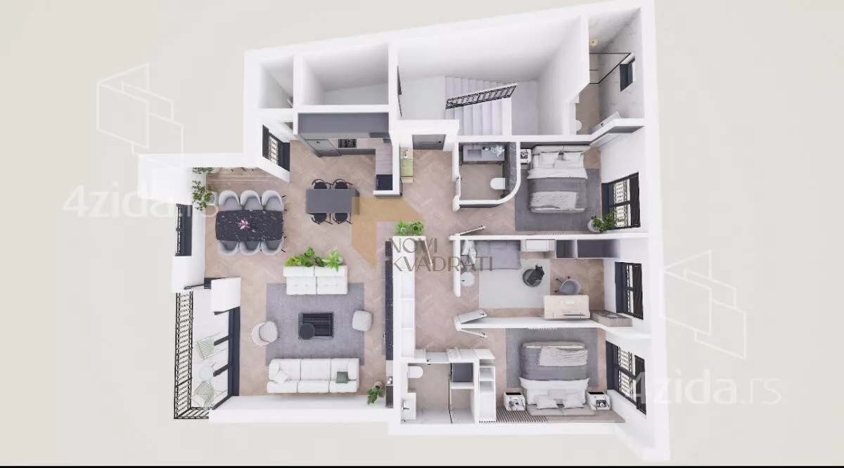 Četvorosoban stan | 4zida