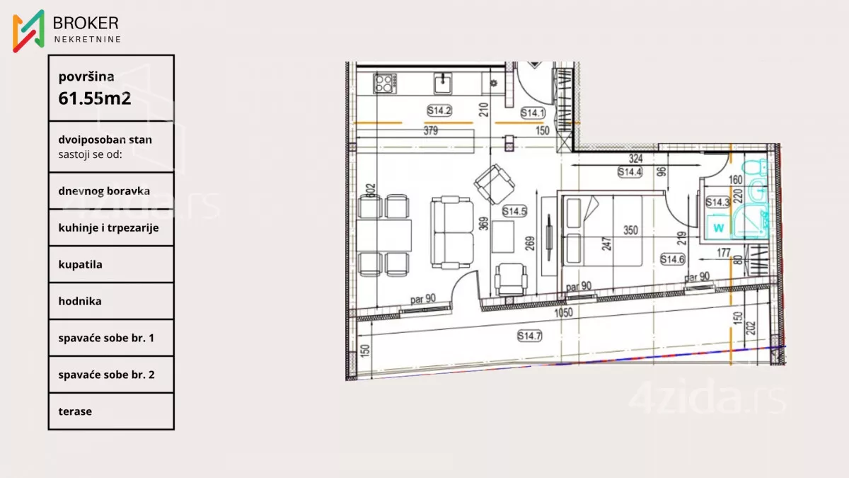 Dvoiposoban stan | 4zida