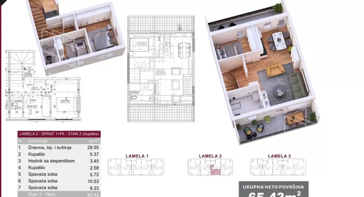 Dvoiposoban stan | 4zida