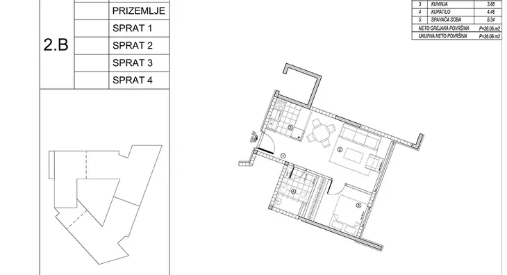 Dvosoban stan | 4zida