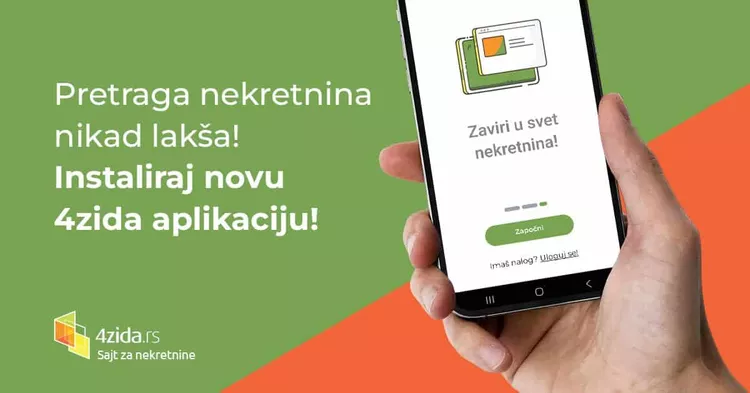 Stigla je nova 4zida mobilna aplikacija za nekretnine | 4zida.rs