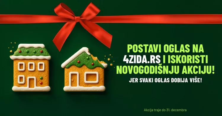 Ne propustite novogodišnju akciju na 4zida.rs | 4zida.rs