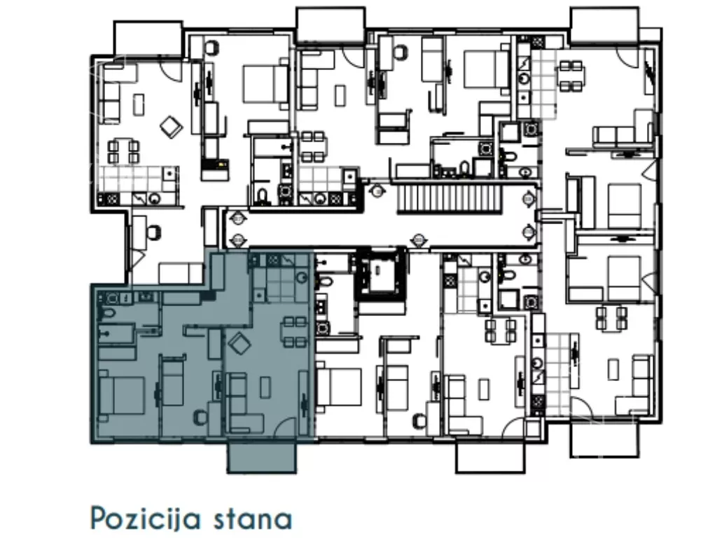 Trosoban stan | 4zida