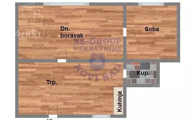 Jednoiposoban stan | 4zida