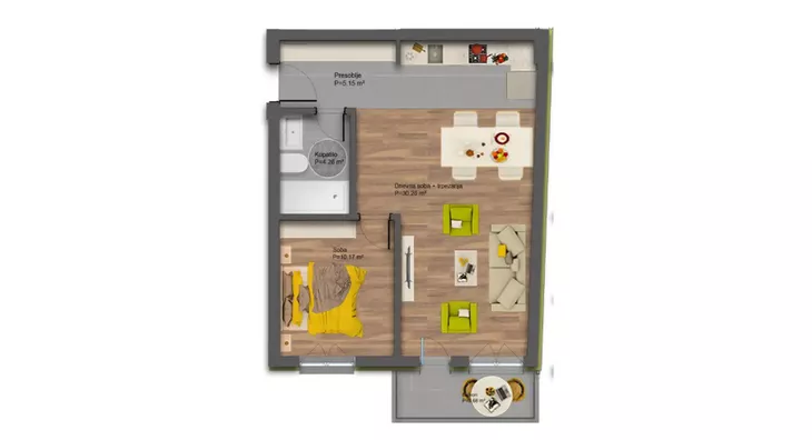 Jednosoban stan | 4zida