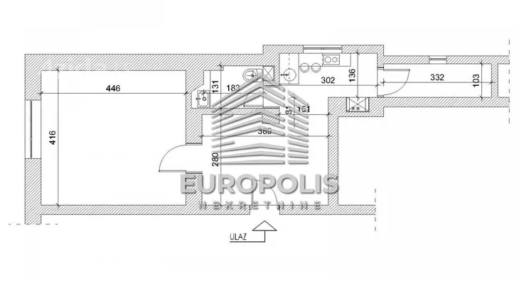 Jednoiposoban stan | 4zida