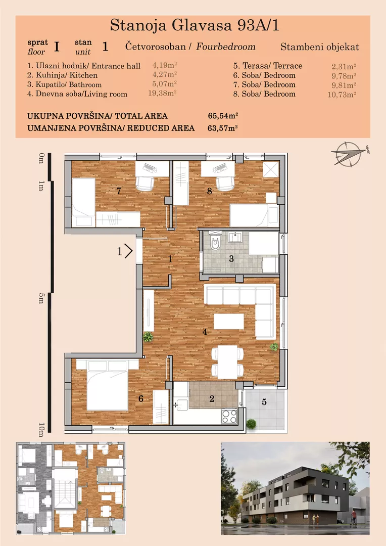 Četvorosoban | 4zida