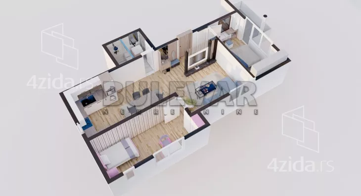 Dvoiposoban stan | 4zida