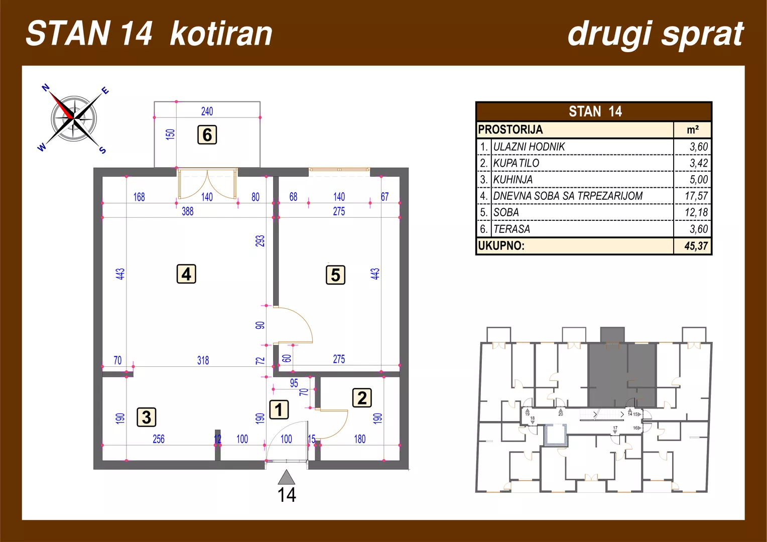 Dvosoban stan | 4zida