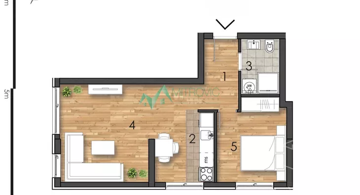 Dvosoban stan | 4zida