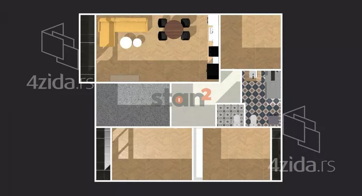 Troiposoban stan | 4zida