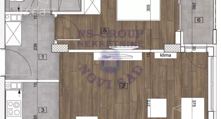 Dvosoban stan | 4zida