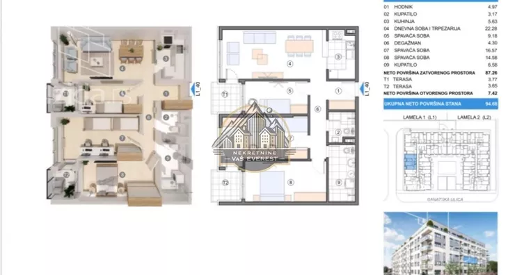 Troiposoban stan | 4zida