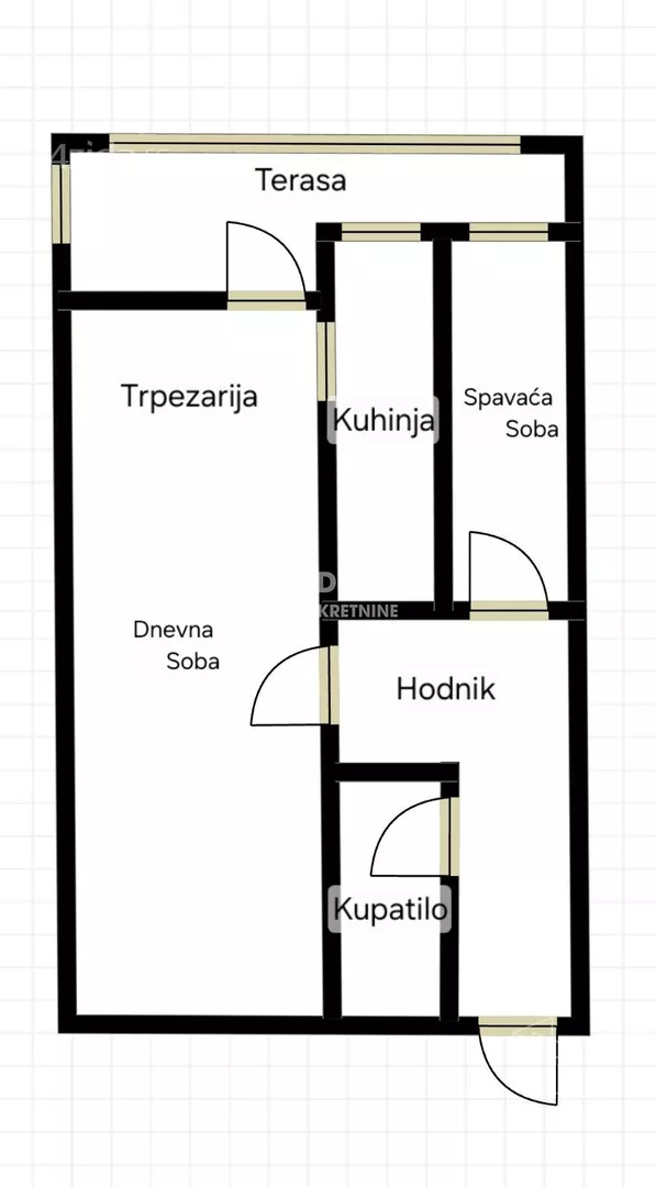 Jednoiposoban stan | 4zida