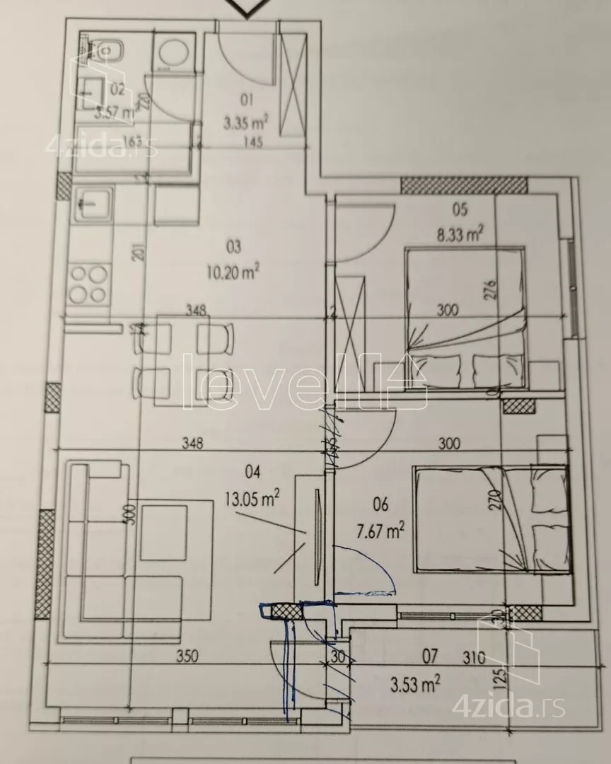 Trosoban stan | 4zida