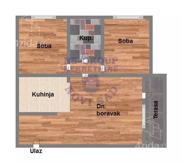 Trosoban stan | 4zida