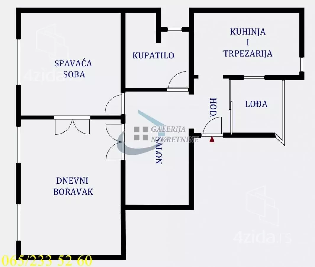 Trosoban stan | 4zida