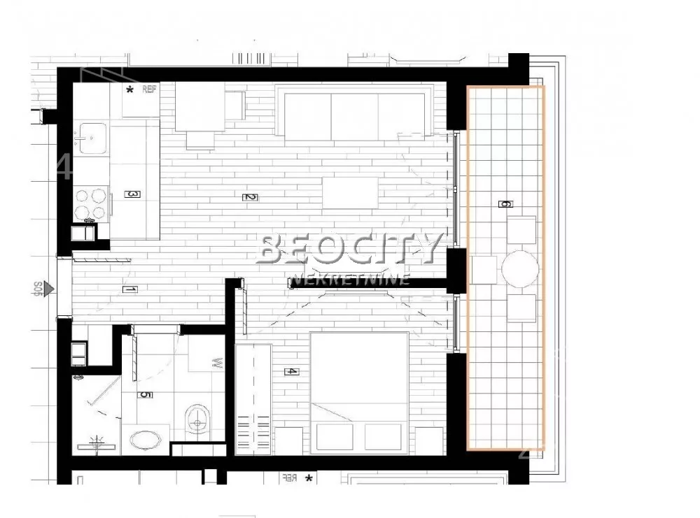 Jednoiposoban stan | 4zida