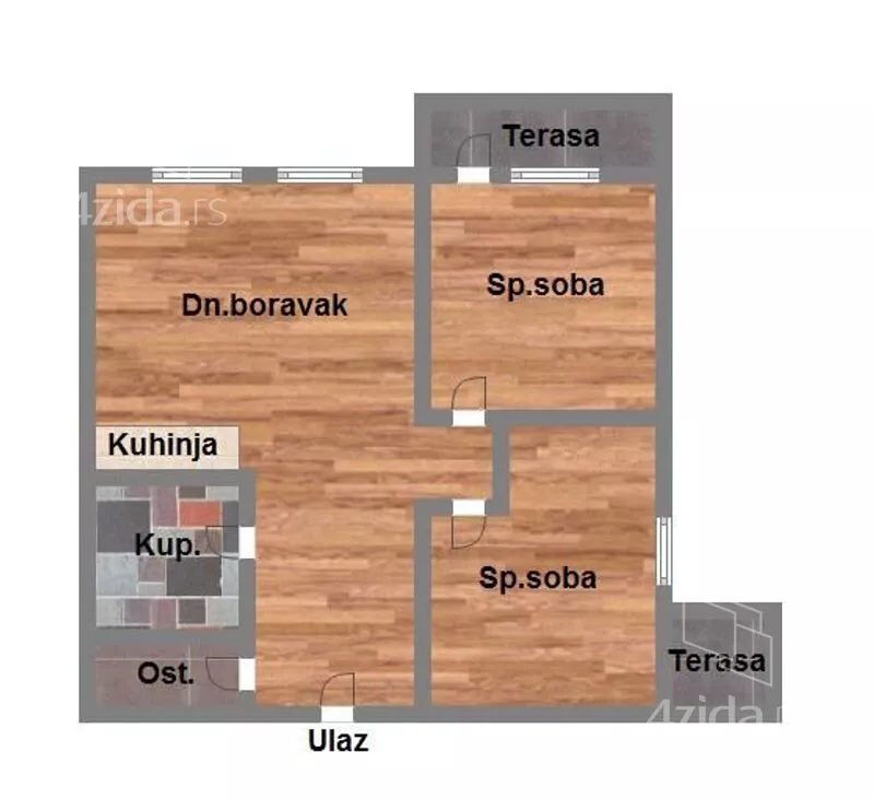 Dvoiposoban stan | 4zida
