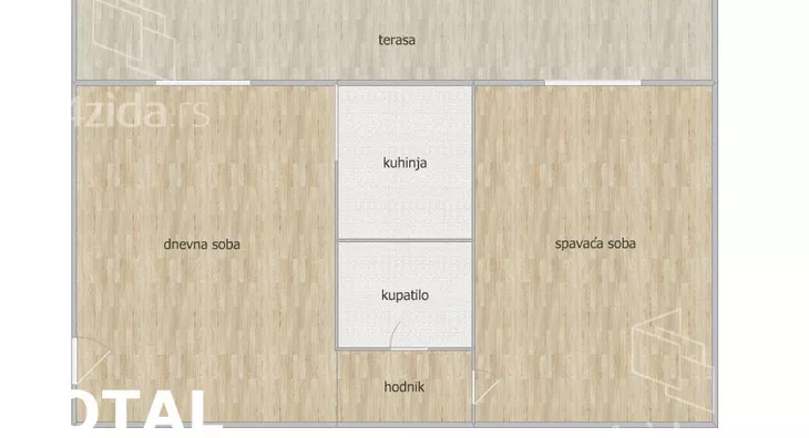 Dvosoban stan | 4zida