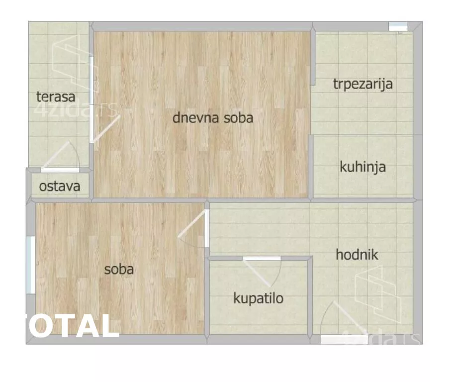 Dvosoban stan | 4zida