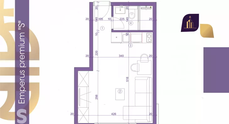 Jednosoban stan | 4zida