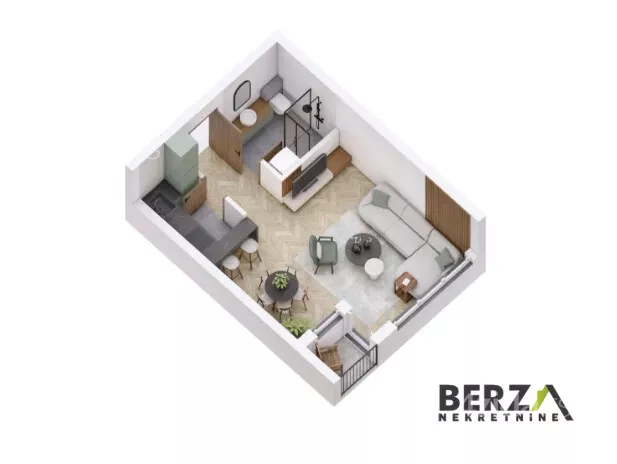 Jednosoban stan | 4zida