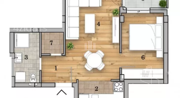 Dvosoban stan | 4zida