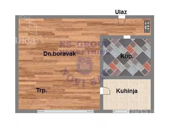 Jednosoban stan | 4zida