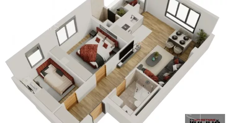 Dvoiposoban stan | 4zida