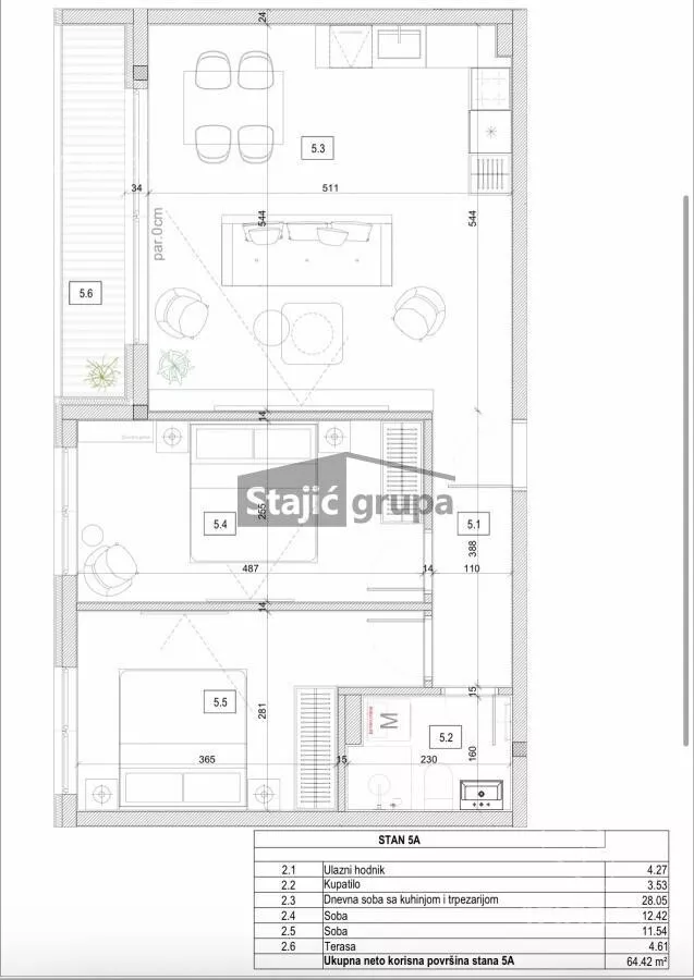 Trosoban stan | 4zida